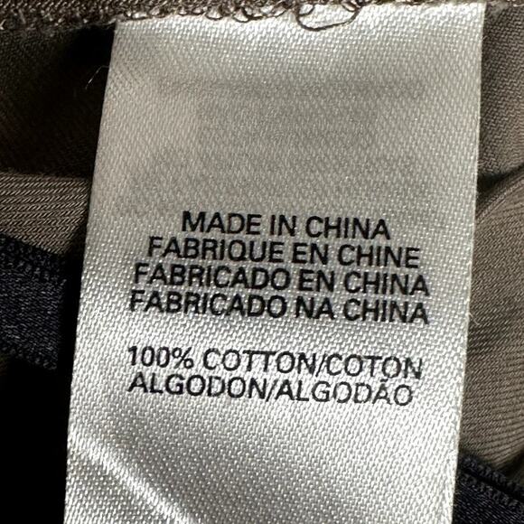 FRENCH CONNECTION I Taupe Faux Wrap 100% Cotton Short Skirt I 8 - Picture 5 of 5